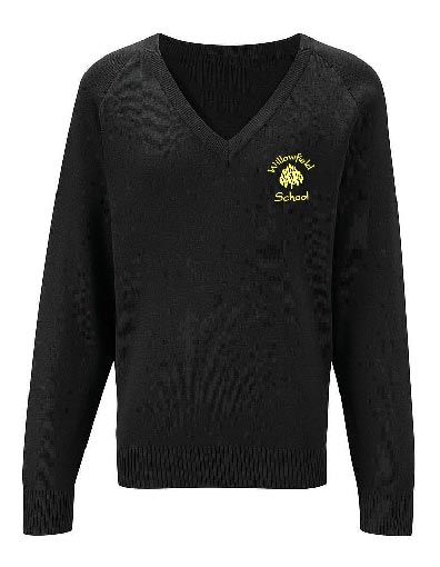 Willowfield Knitted V-Neck Jumper