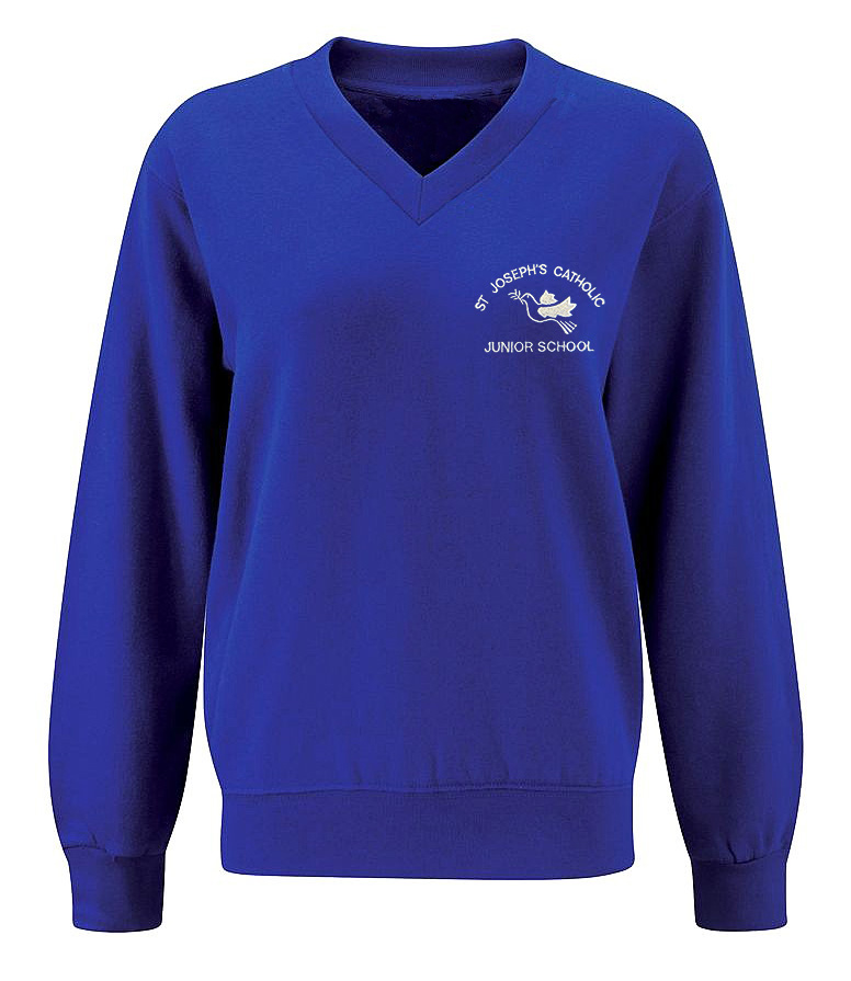 St Joseph's Junior V-Neck Sweatshirt