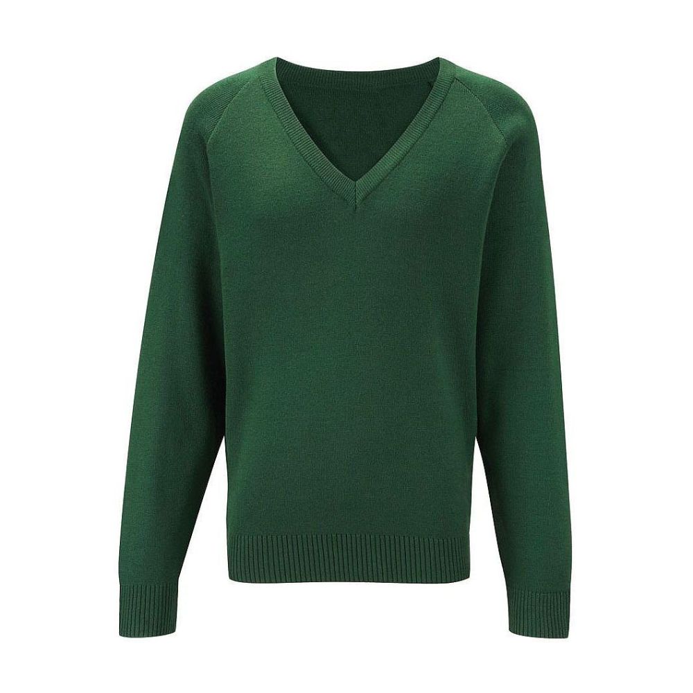 50/50 Knitted V-Neck Jumper