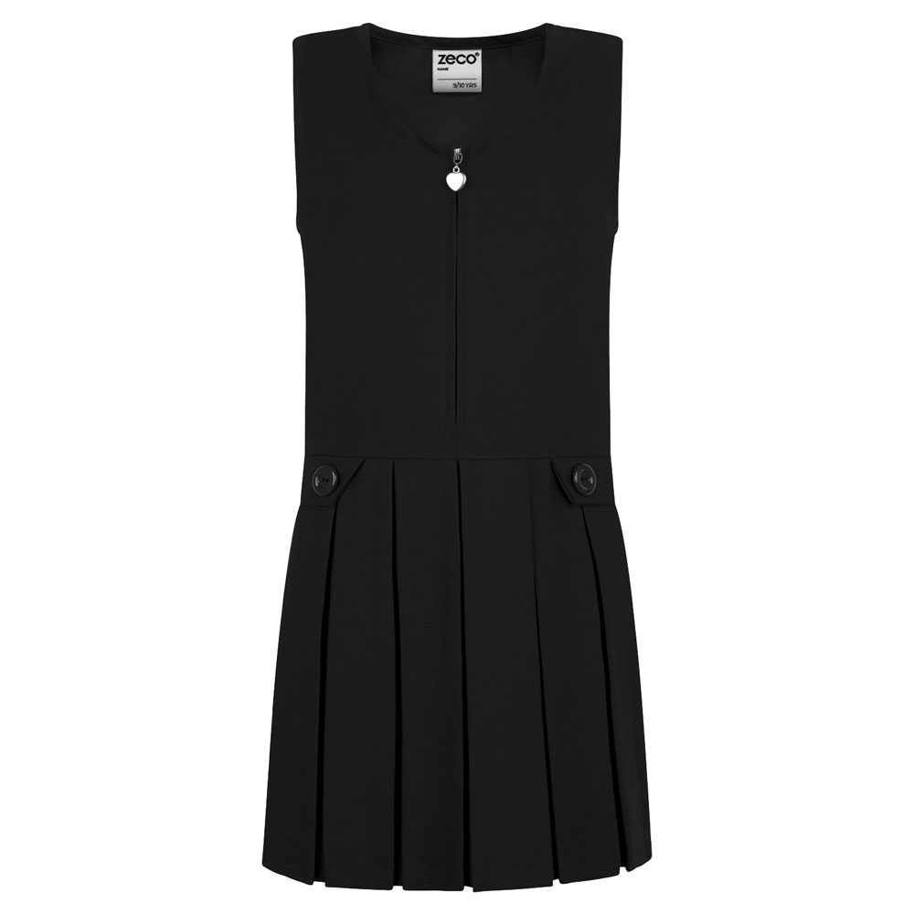 Zip Front Pinafore