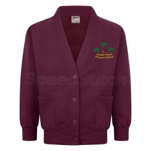 Ainslie Wood Sweatshirt Cardigan