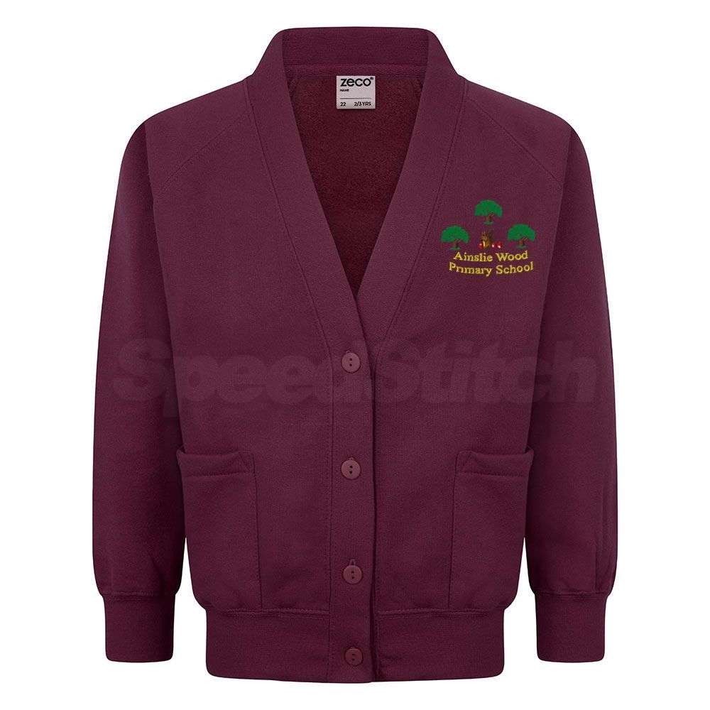 Ainslie Wood Sweatshirt Cardigan