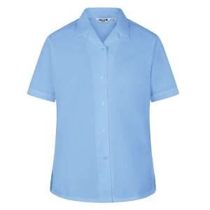 Short Sleeve Revere Blouse 2 pk